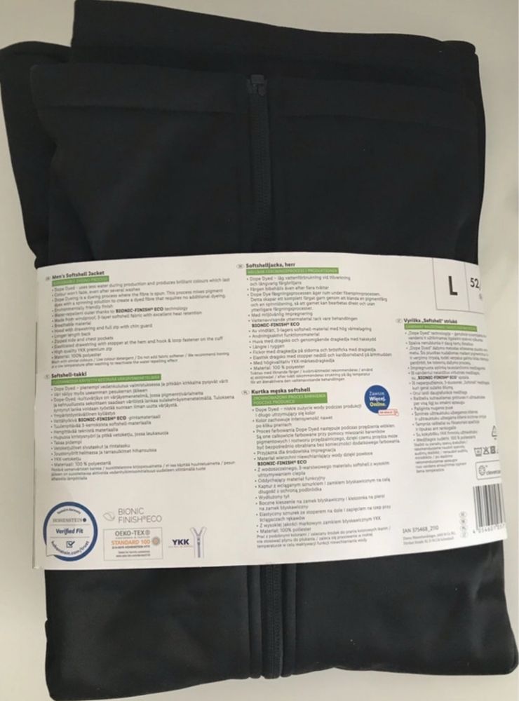 Kurtka softshell męska, oddychająca Rocktrail 52/54 - L.
