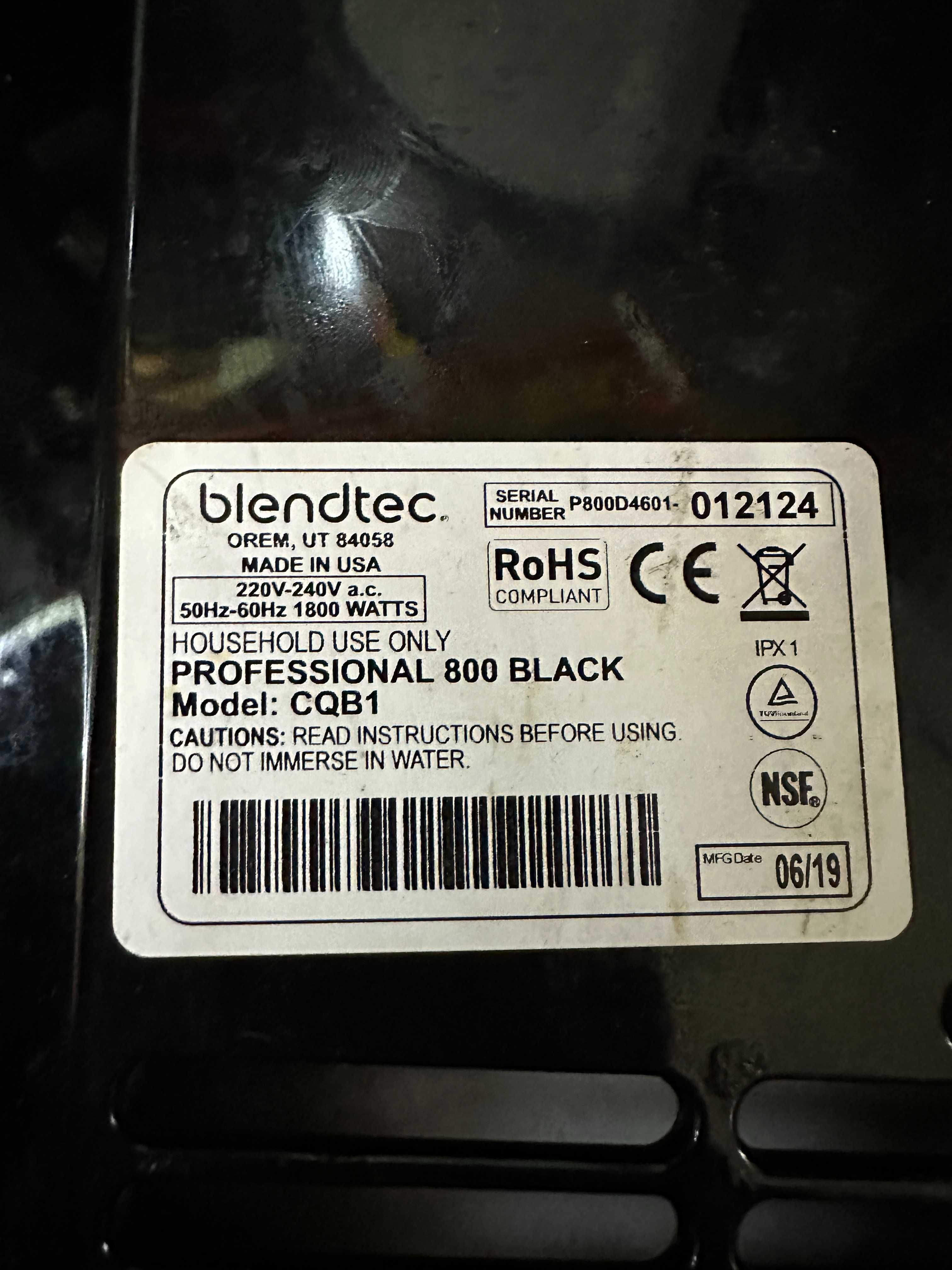 Blender kielichowy Blendtec PROFESSIONAL PRO 800