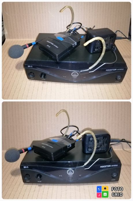 Радіосистема AKG Perception wireless 45  з наголовним мікрофоном C555
