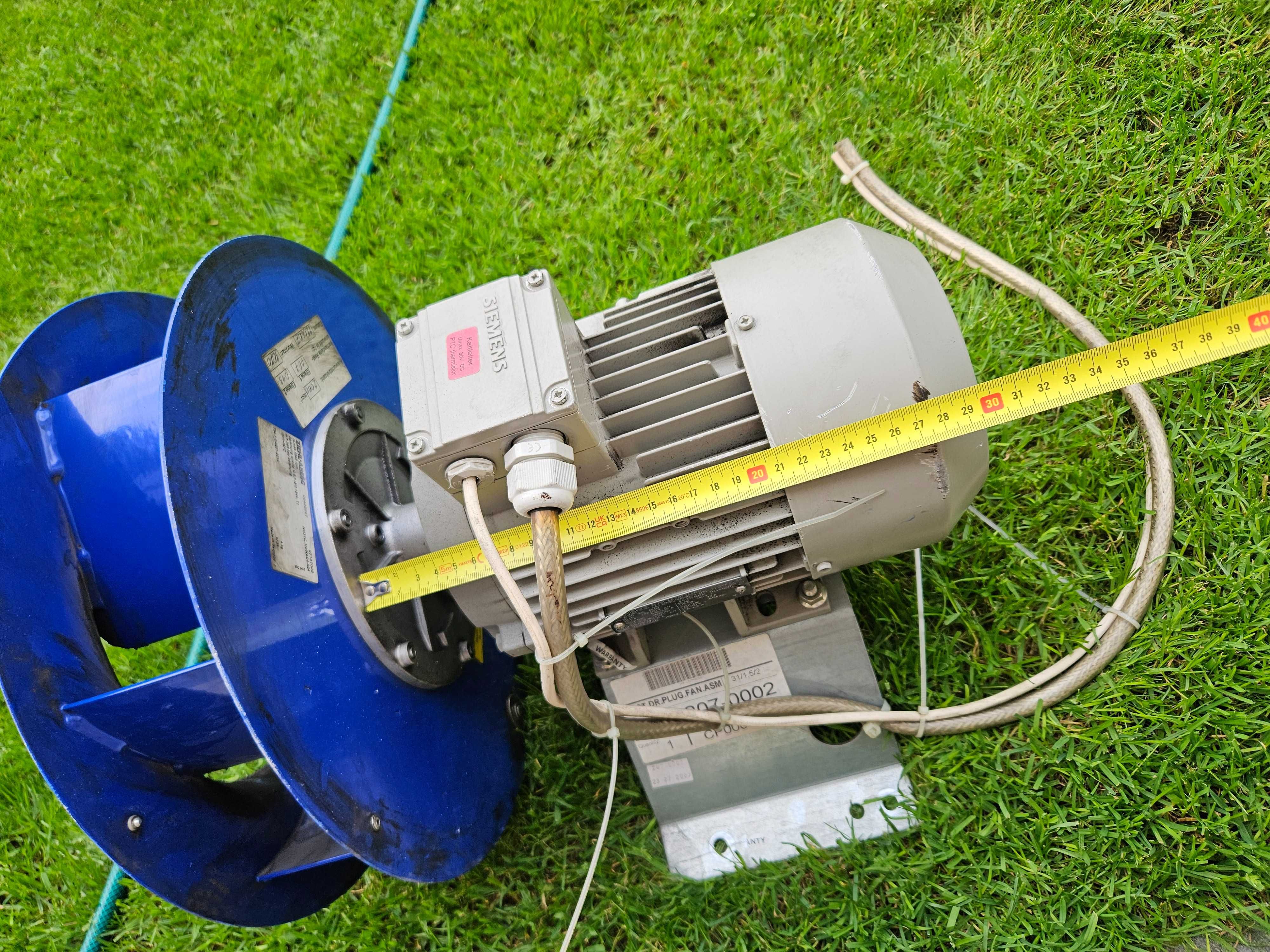 Silnik Siemens 1,5 kW, wentylator promieniowy