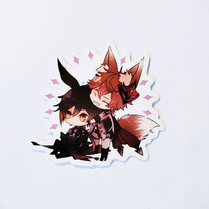 Naklejka Zhongli Rex Lapis Childe z gry Genshin Impact SUPER OKAZJA