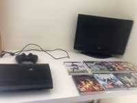 Pack Playstation 3 + Jogos + Monitor OKI LCD 22" TV