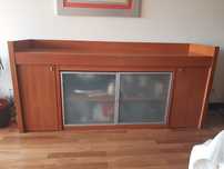 Aparador cerejeira com mesa integrada