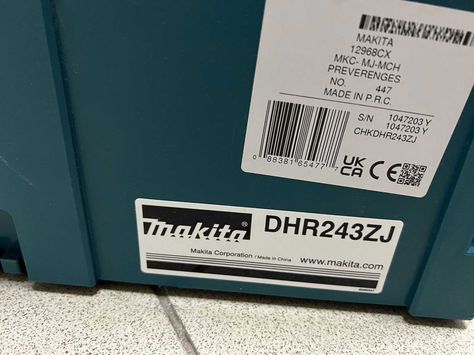 Makita DHR243ZJ Перфоратор аккумуляторный 18V НОВЫЙ!