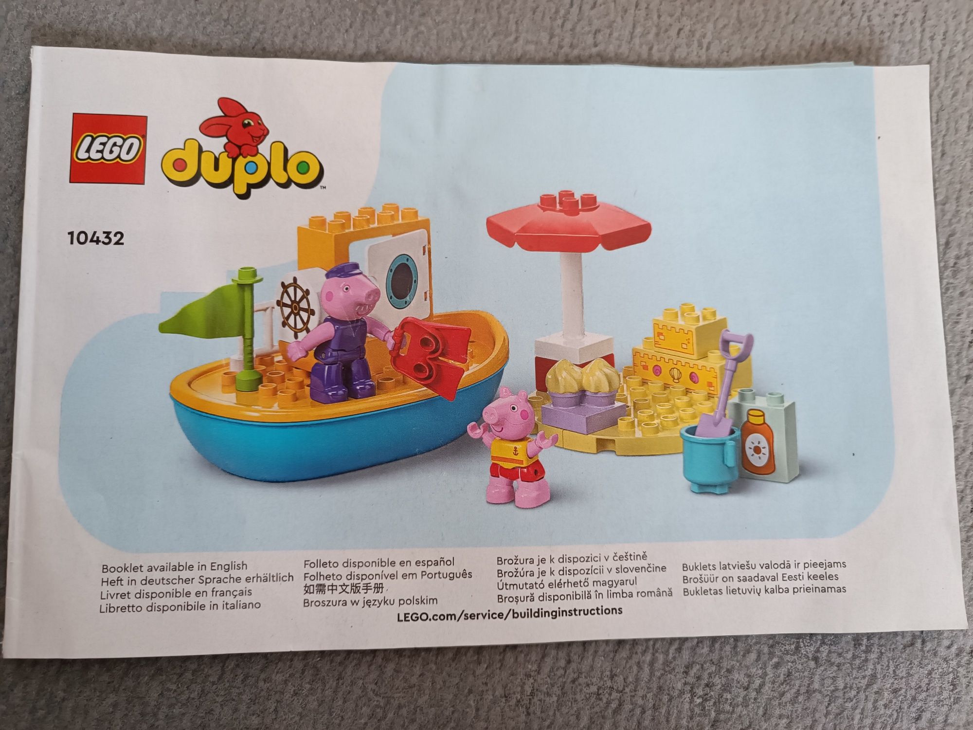 Lego Duplo 10432 Peppa I rejs łodzią