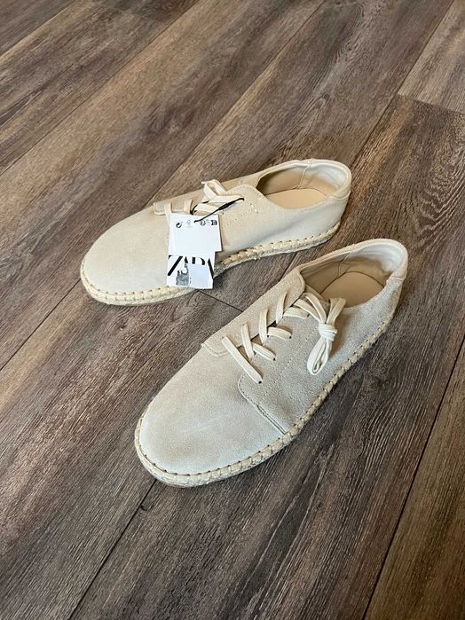 Шкіряні еспадрильї Zara р. 43