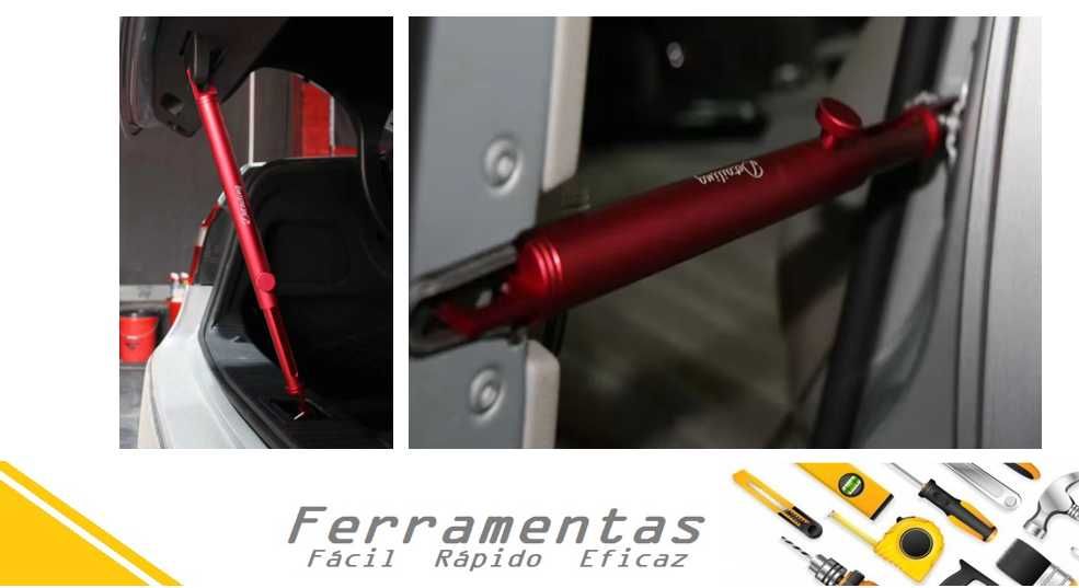 Suporte telescópico para portas e mala