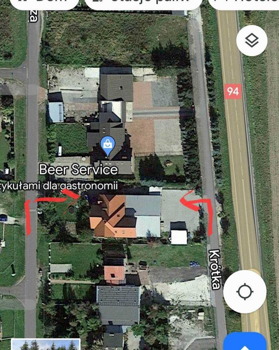 Budynek dwupiętrowy, hala, plac , sklep internetowy,noclegi
