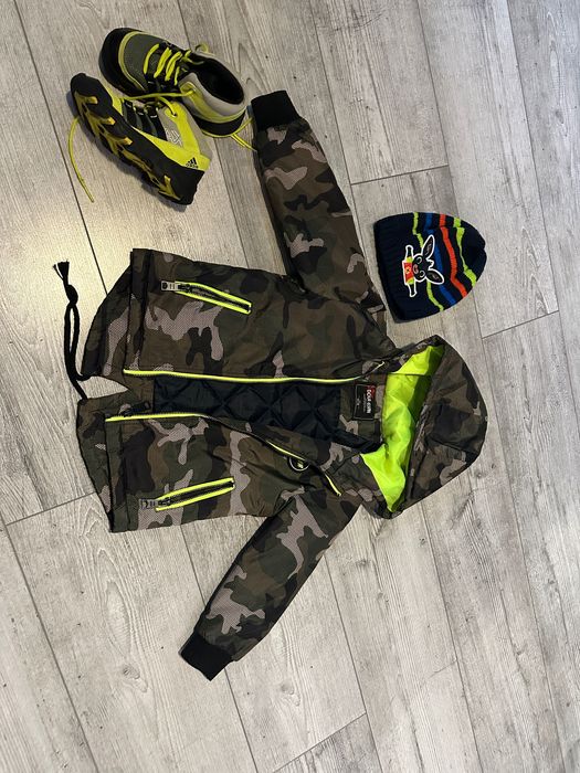 Jesieny/wiosenny outfit r.98  buty Adidas