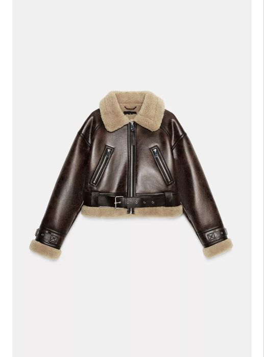 Жіноча зимова дублянка Zara