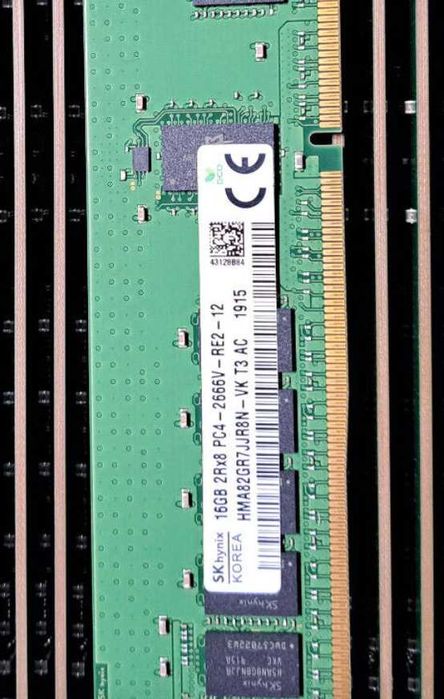 Серверна оперативна пам'ять Hynix 16gb DDR4 pc4-2666 Rdimm ecc