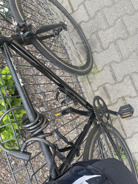 Rower gravel miejski, kolażowka cienkie opony