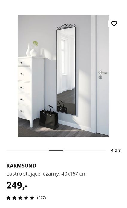 Sprzedam lustro Ikea