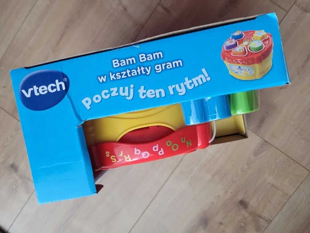 NOWA zabawka Vtech Bam bam w kształty gram Trefl bębenek dzieci sorter