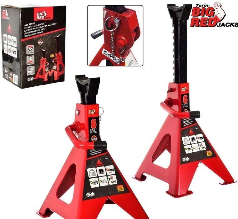Підставки 6т під машину TORIN BIG RED T46001 подставки козлы под авто