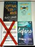 Livros (auto-ajuda, romance e thriller)