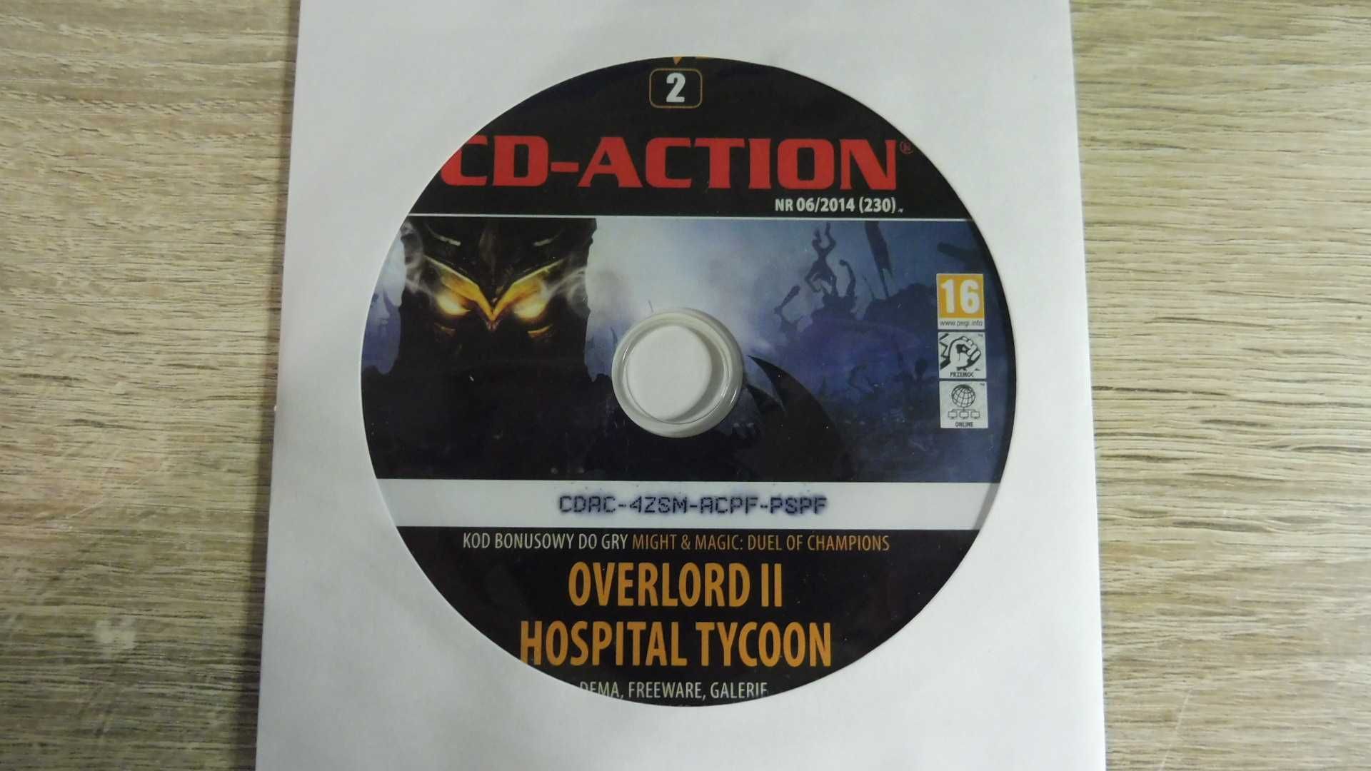 CD Action 06/2014 (230) - DVD 2 - Overlord II, Hospital Tycoon