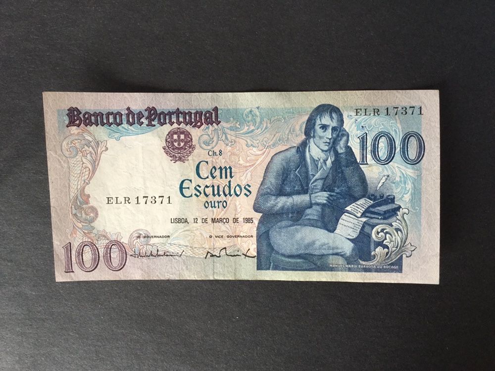 Nota 100 Escudos Capicua