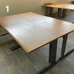 Secretárias de escritório Steelcase/mesas/cadeiras restauração