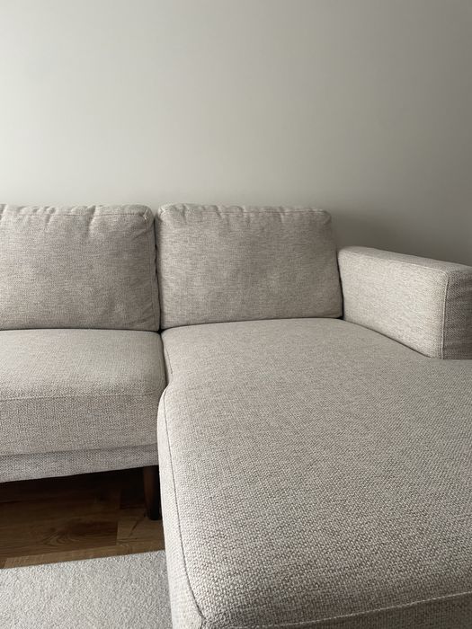 Sofa de 3 lugares com chaise longue Gato Preto