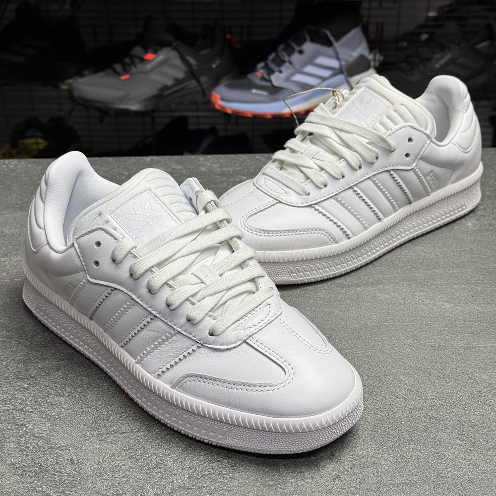 Білі шкіряні кросівки Adidas Samba JI3194 ОРИГІНАЛ 100% 40 р