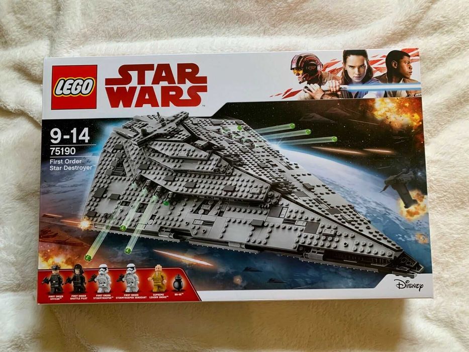 Nowe LEGO Star Wars 75190 - Niszczyciel gwiezdny Najwyższego Porządku