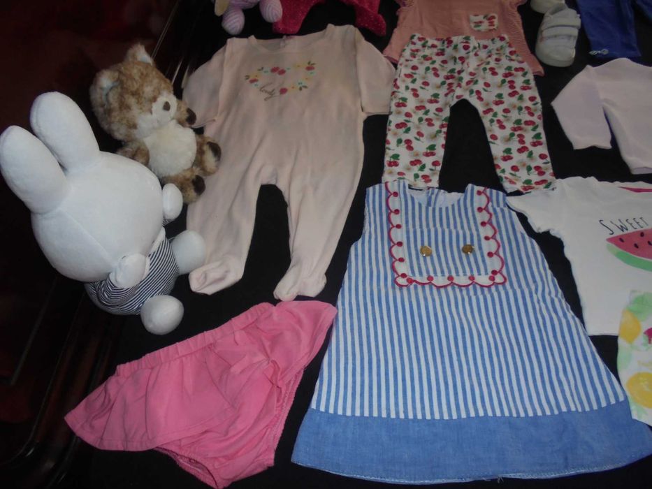 lote de roupa de menina bebé o coelho