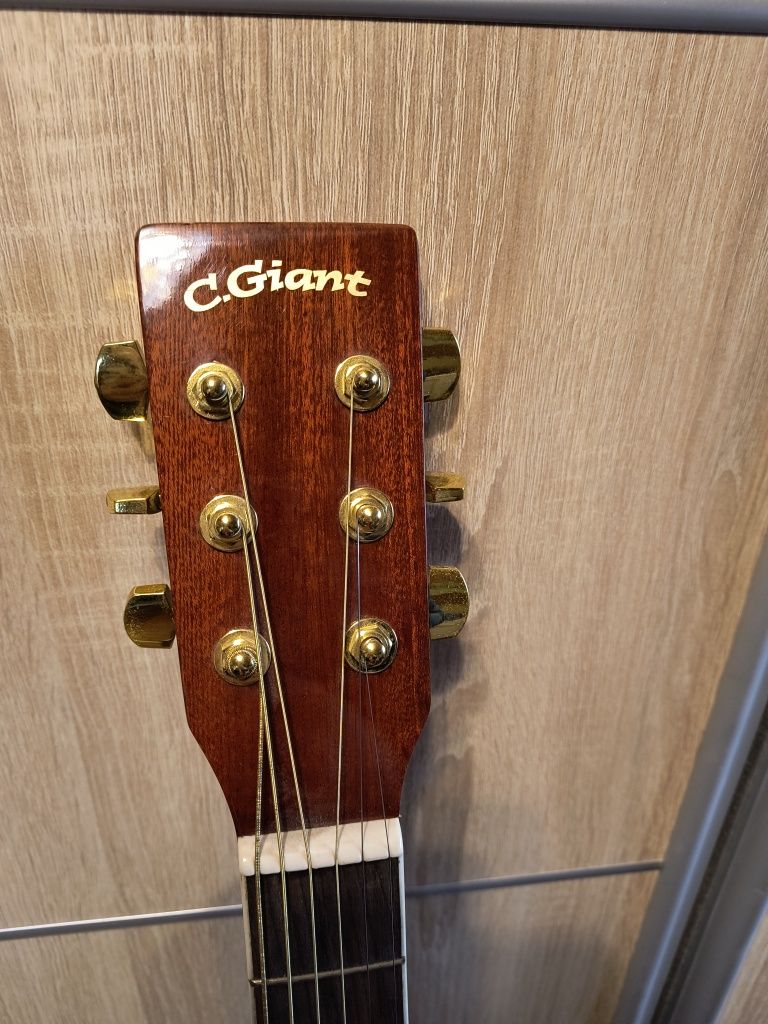 Gitara akustyczna C. Giant w idealnym stanie z pokrowcem!