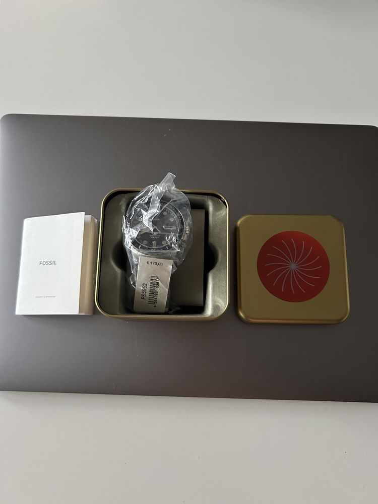 Nowy Fossil męski Zegarek srebrny watch bransoleta
