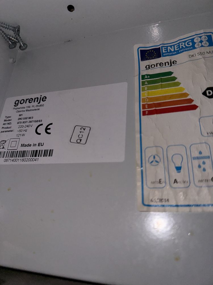 Okap podszafkowy Gorenje DKI 550 M/3