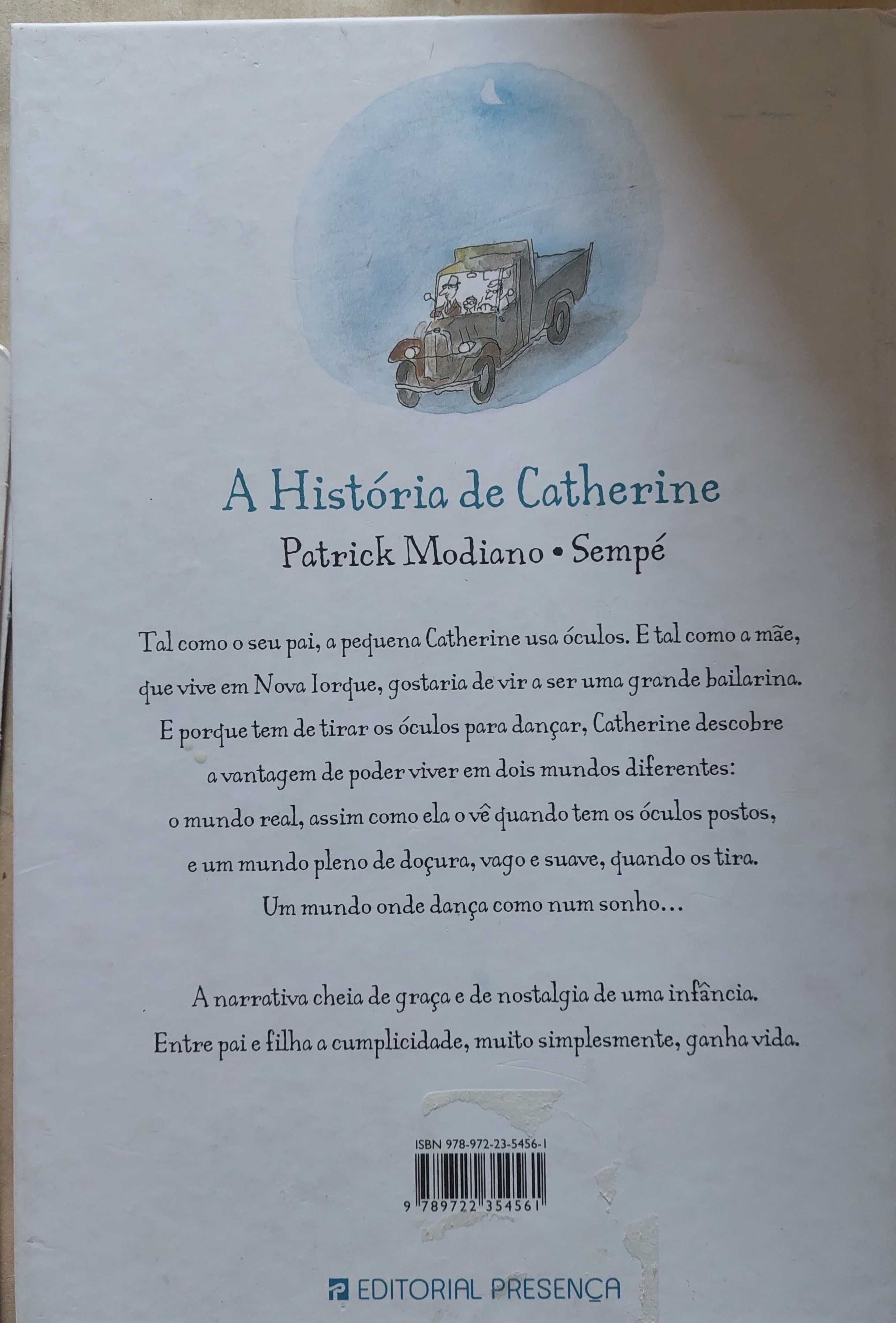Livro "A História de Catherine" de Patrick Modiano