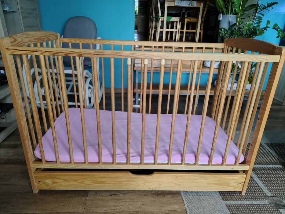 Łóżeczko z szufladą x 2 szt.