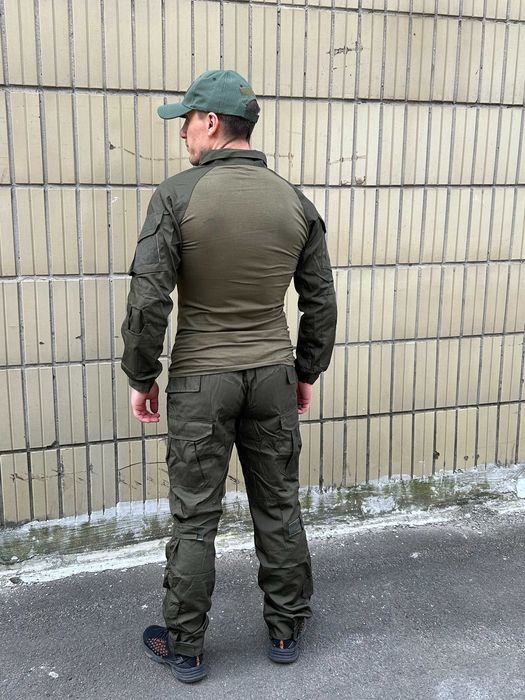 Тактичні штани Lesko B603 Green чоловічі мілітарі з кишенями Живі фото