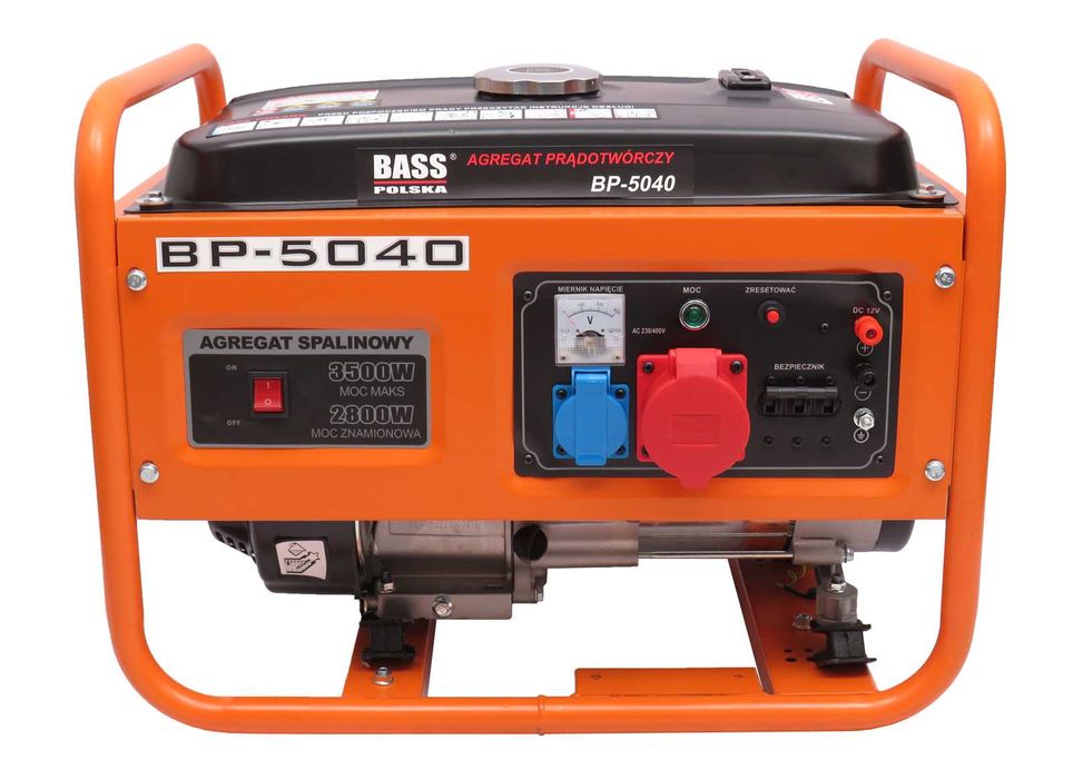 BASS POLSKA Agregat Prądotwórczy Generator Prąd 3500w 230v/400v BP5040