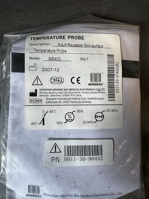 Mindray R403 Багаторазові датчики температури шкіри для дорослих