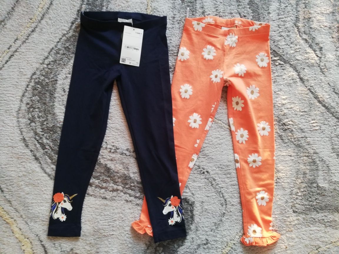 Legginsy getry dwupak C&A rozmiar 116