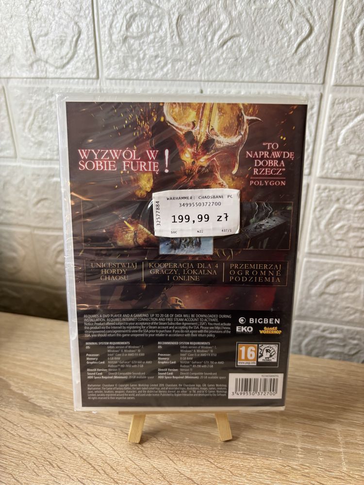 Gra Warhammer Chaosbane Pc PL Nowa!