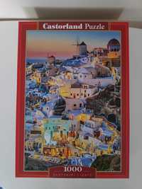 Puzzle 1000 elementów kompletne krajobraz widok miasto Santorini