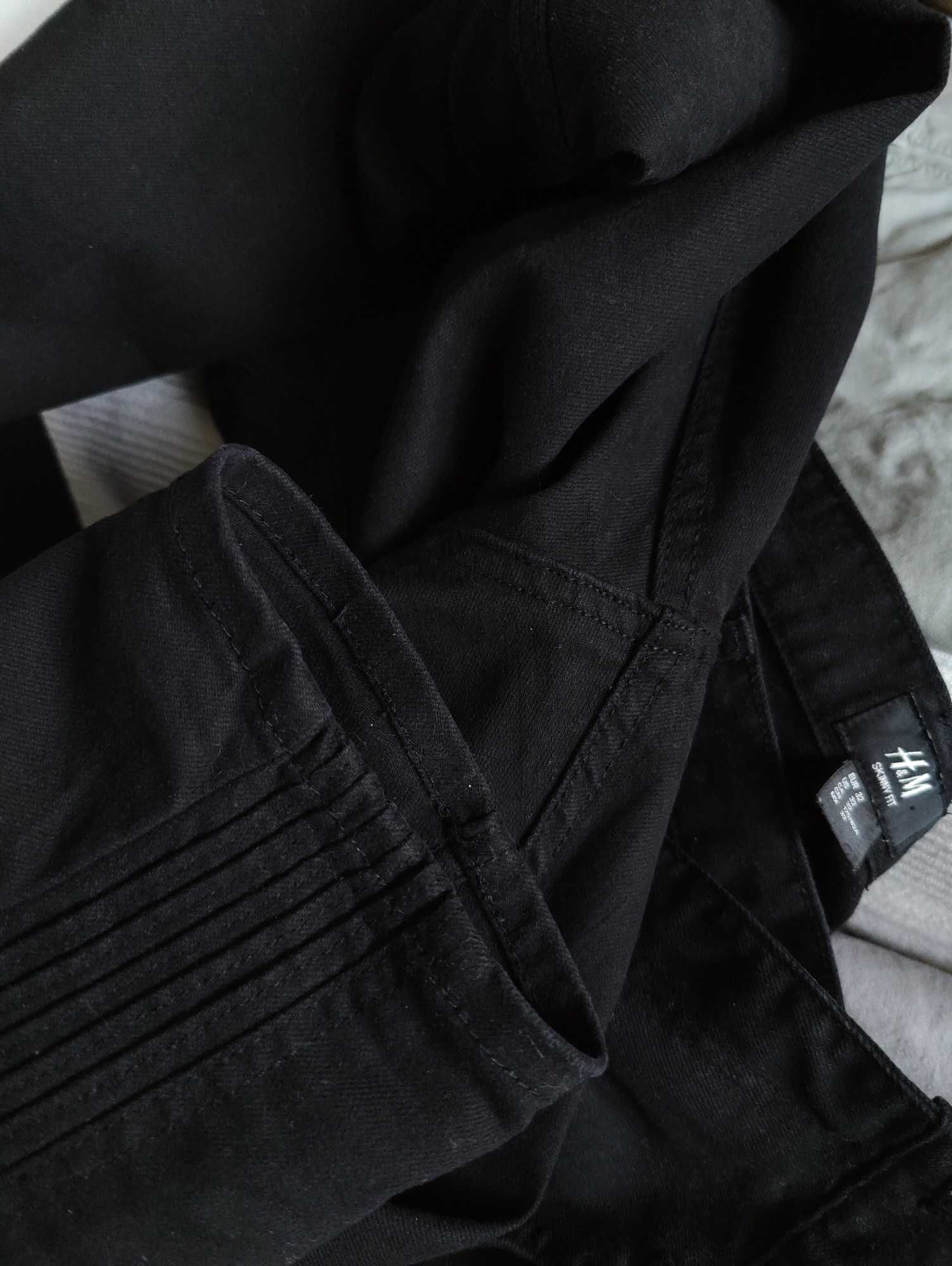 Джинсы H&M jeans Sweden w32 black stretch.