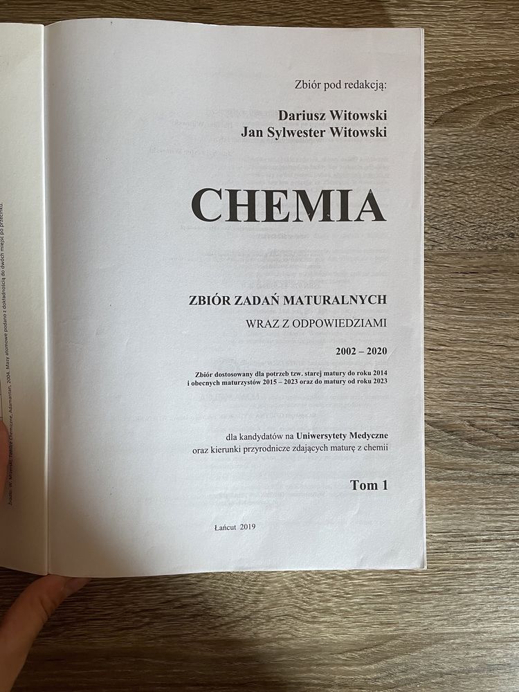 Chemia 1 Witowski