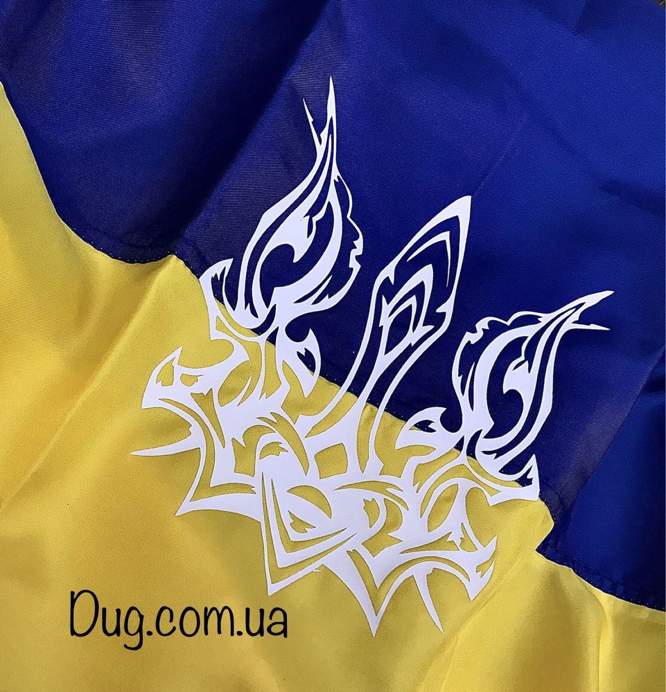 Прапор України з принтом |140х90| український флаг | СТЯГ український