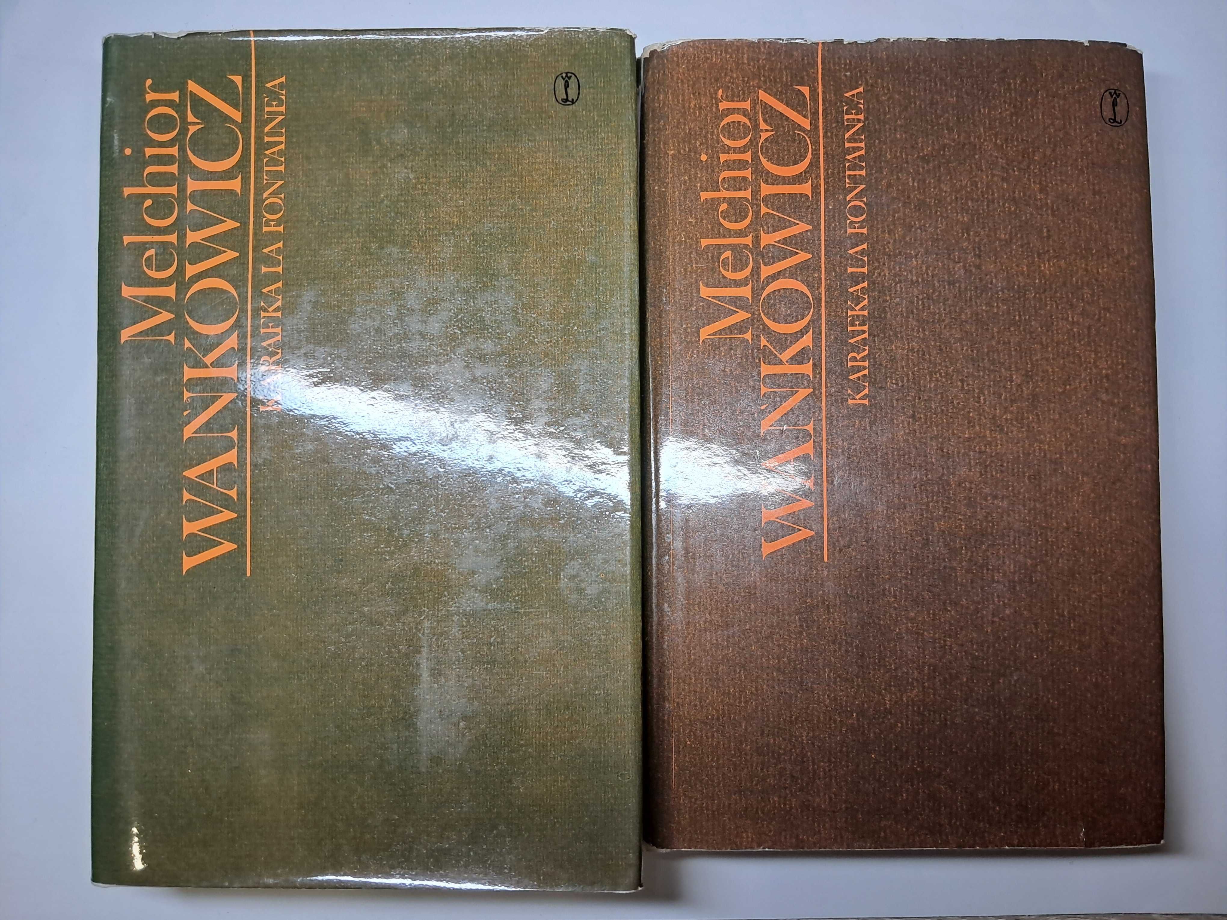 Karafka La Fontaine'a - Melchior Wańkowicz tomy 1 i 2