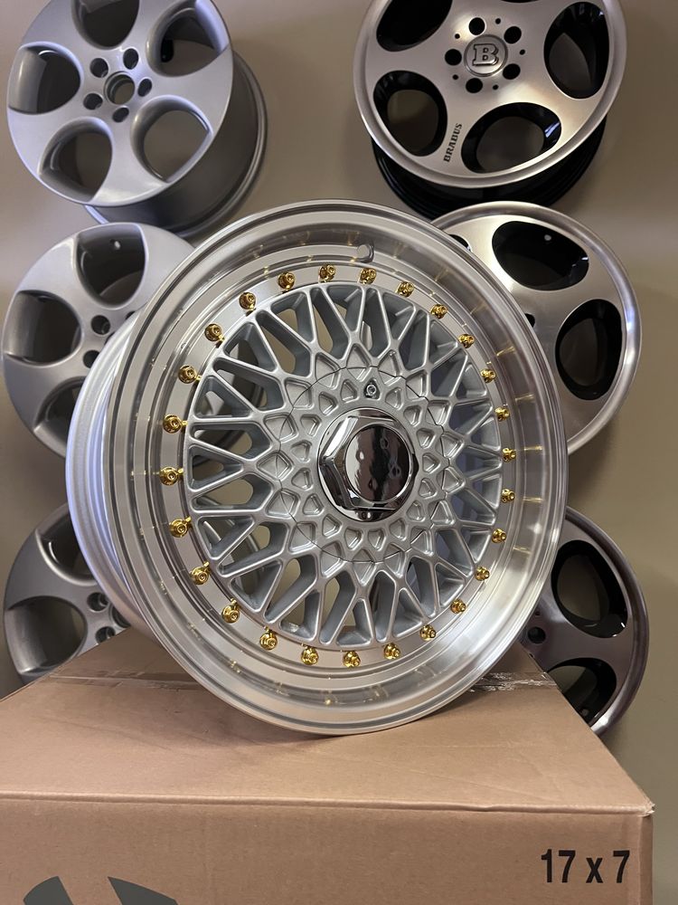 Jantes 15” 4x100 4x114.3 Novas Estilo BBS vw golf bmw e30,…