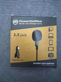 Microfone de lapela PowerDeWise