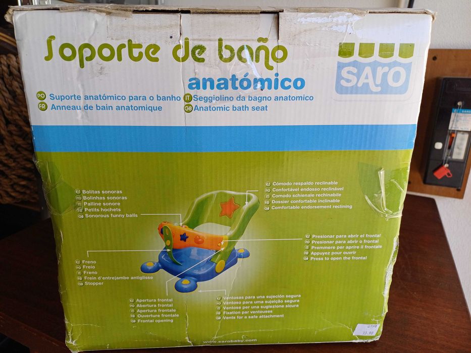 Suporte anatómico para banho SARO