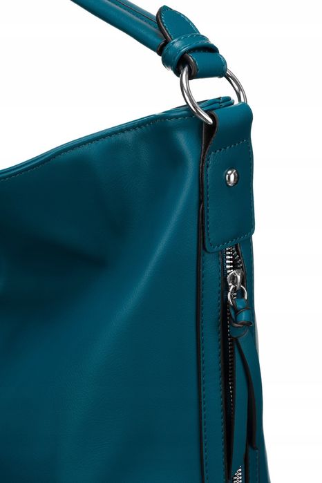 klasyczna shopperka damska ze skóry ekologicznej - rovicky