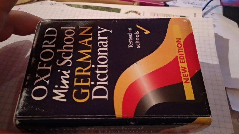 книга словарь английский немецкий oxford mini school german dictionary