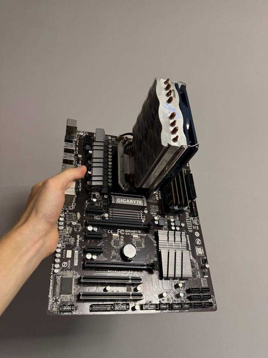 Комплект Gigabyte GA-970A-UD3P/FX 6300/16GB/башня Titan 120мм Slim