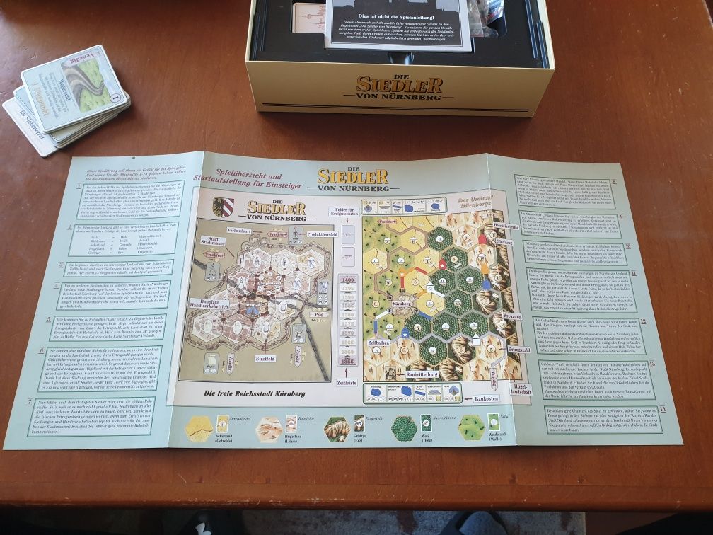 Die Siedler von Nürnberg Catan 1999 na jubileusz 950lecia Norymbergi