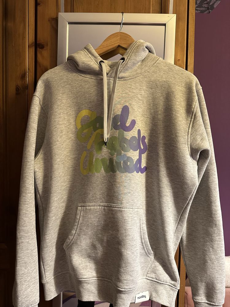 Bluza szara z kapturem rozmiar M